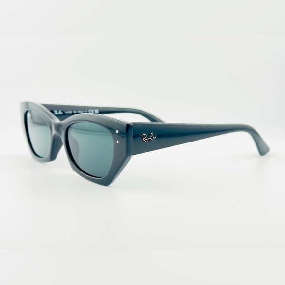 Ray-Ban Zena Bio Based Sunglasses RB4430 Polished black Frame Dark Gray Lenses main image 16
